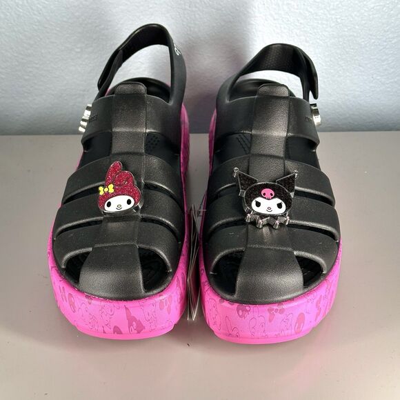 Crocs Hello Kitty And Friends My Melody and Kuromi Stomp Sandal Women’s Size 11 - Picture 3 of 13